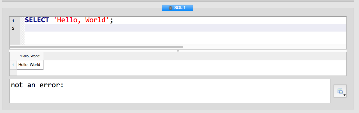 sqlite client